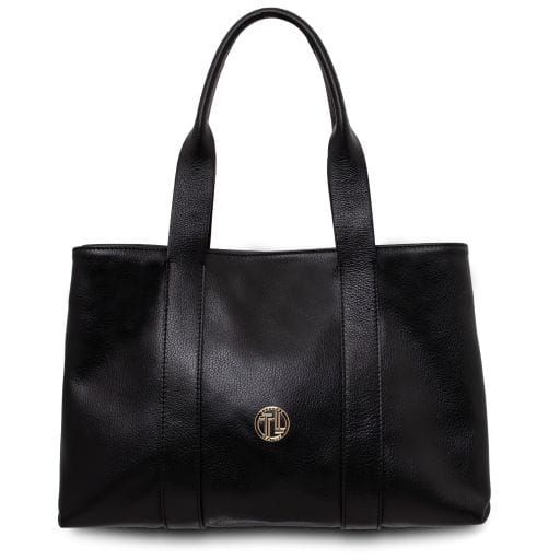 Tuscany Leather Callie - torba na ramię z miękkiej skóry, kolor czarny TL142415