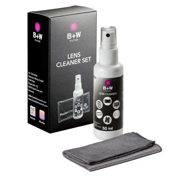 Zestaw do czyszczenia optyki B+W Spray ze ściereczką 1082938 50ml