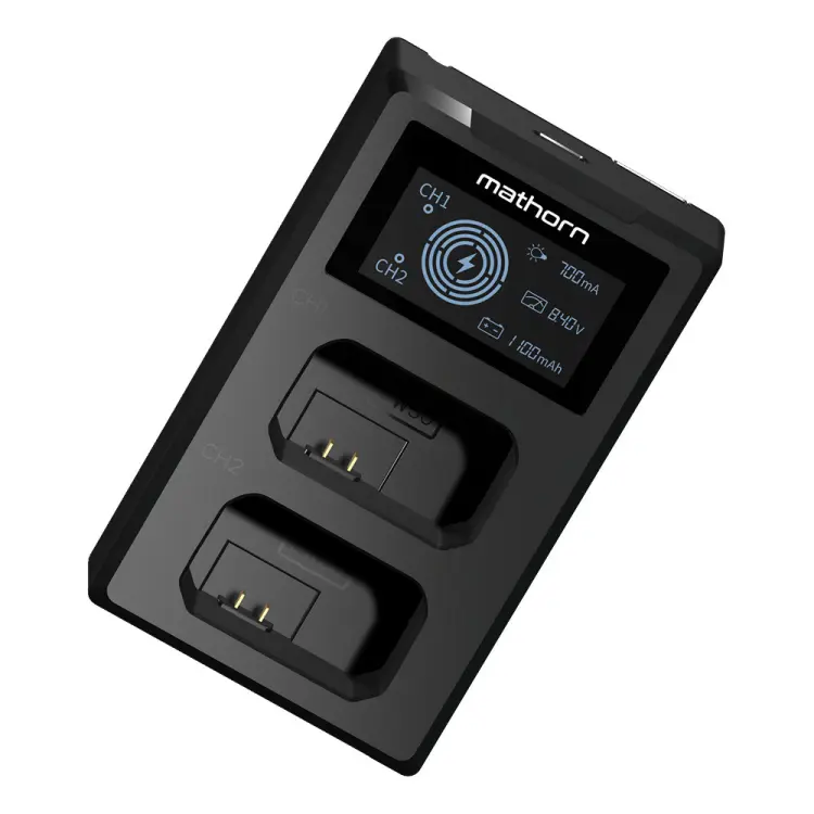 Ładowarka dwukanałowa Mathorn MBC-D125 USB-C do Sony NP-BX1
