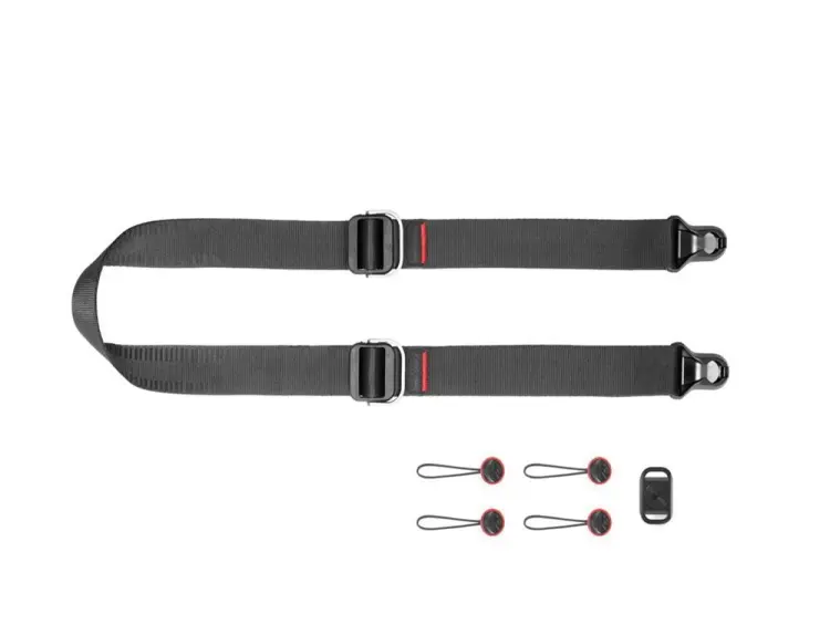 Pasek na szyję lub ramię SLIDE LITE BLACK v3 czarny do lekkich aparat3w