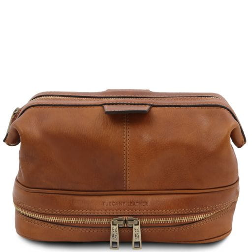 Tuscany Leather Jacob - skórzana kosmetyczka TL142204 kolor Natural