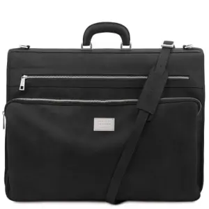 Tuscany Leather Papeete - skórzana torba podróżna do garnituru, kolor czarny TL142337