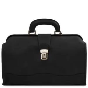 Tuscany Leather Raffaello - skórzany kuferek lekarski, kolor czarny TL142332
