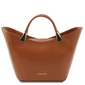 Tuscany Leather TL Bag - skórzana torba, kolor cognac TL142287