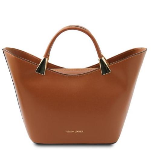 Tuscany Leather TL Bag - skórzana torba, kolor cognac TL142287