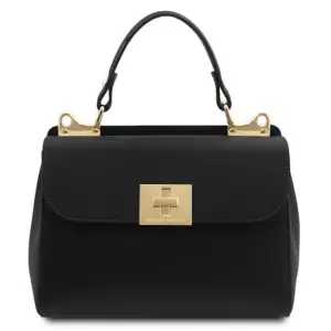 Tuscany Leather Armonia - skórzana torebka, kolor czarny TL142286