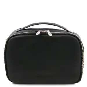 Tuscany Leather Marvin - skórzana kosmetyczka, kolor czarny TL142326