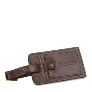 Tuscany Leather zawieszka na bagaż, kolor ciemny brąz TLTAG