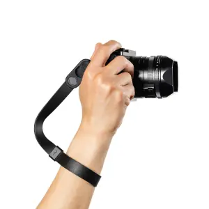 Pasek Na Nadgarstek Peak Design Cuff Leather Black - czarny