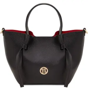 Tuscany Leather Legame - skórzana torebka dla kobiety - rozmiar S, kolor czarny - TL142482