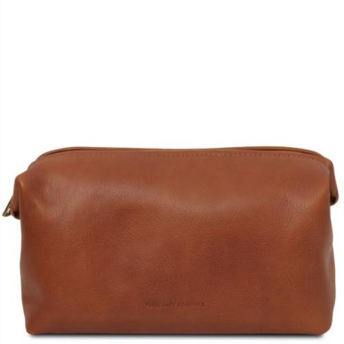 Tuscany Leather Smarty - skórzana kosmetyczka - rozmiar S, kolor naturalny - TL141219