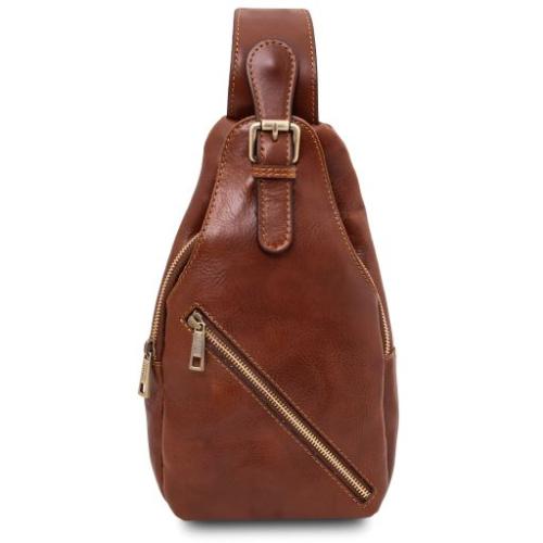 Tuscany Leather Kevin - skórzana torba na ramię dla mężczyzn, kolor brązowy - TL142423