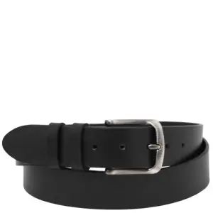 Tuscany Leather Ręcznie robiony pasek skórzany 40mm do jeansów, rozmiar 100 cm, kolor czarny - TL142527