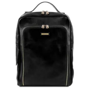 Tuscany Leather Bangkok - skórzany plecak na laptopa , kolor czarny TL141793