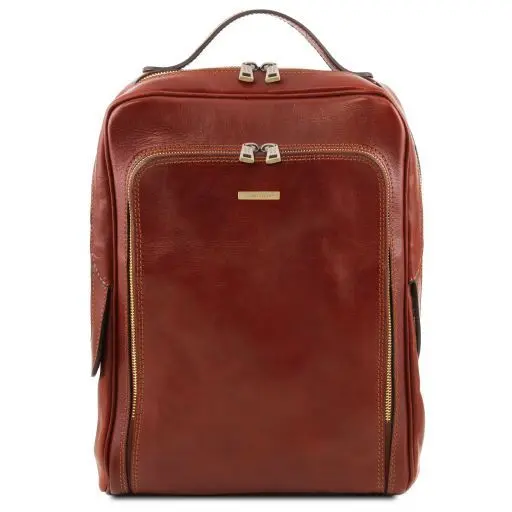 Tuscany Leather Bangkok - skórzany plecak na laptopa , kolor brązowy TL141793