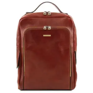 Tuscany Leather Bangkok - skórzany plecak na laptopa , kolor brązowy TL141793