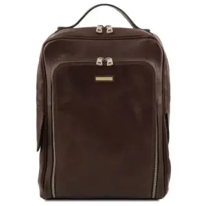 Tuscany Leather Bangkok - skórzany plecak na laptopa , kolor ciemny brąz TL141793