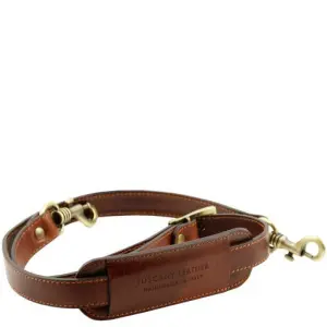 Tuscany Leather TL Voyager - regulowany pasek na ramię do torby , kolor brązowy TL141929