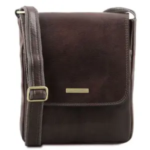 Tuscany Leather John - stylowa skórzana torba na ramię dla mężczyzn , kolor ciemny brąz TL141408