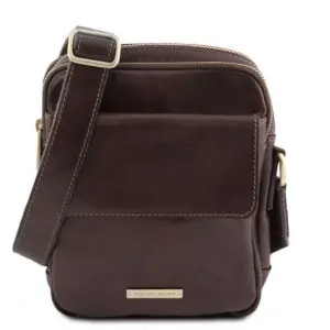 Tuscany Leather Larry - skórzana torba na ramię , kolor ciemny brąz TL141915