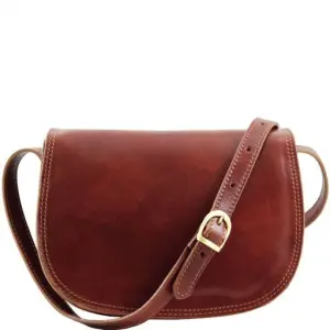 Tuscany Leather Isabella - skórzana torba na ramię dla kobiet , kolor brązowy TL9031