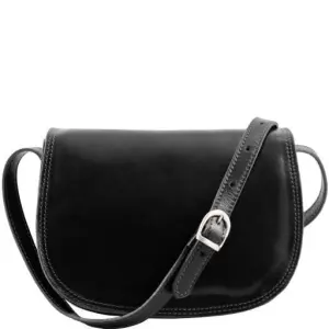 Tuscany Leather Isabella - skórzana torba na ramię dla kobiet , kolor czarny TL9031