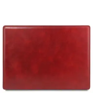 Tuscany Leather Ekskluzywna skórzana podkładka na biurko , kolor czerwony TL141892