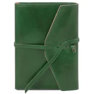 Tuscany Leather Skórzany notatnik / notes, kolor zielony TL142027
