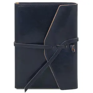 Tuscany Leather Skórzany notatnik / notes, kolor granatowy TL142027