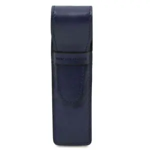 Tuscany Leather - skórzane etui na długopis, kolor ciemnoniebieski TL142131