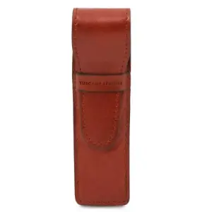 Tuscany Leather - skórzane etui na długopis, kolor miodowy TL142131