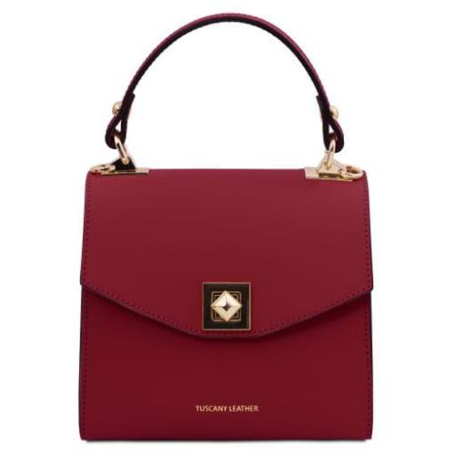 Tuscany Leather TL Bag - skórzana mini torebka TL142203 kolor czerwony