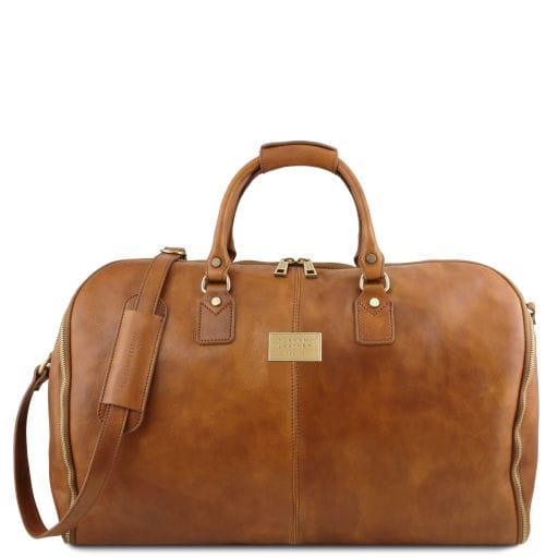 Tuscany Leather Antigua - skórzana torba podróżna/torba na garnitur, kolor naturalny TL142341