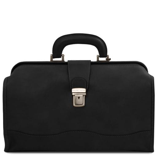 Tuscany Leather Raffaello - skórzany kuferek lekarski, kolor czarny TL142332