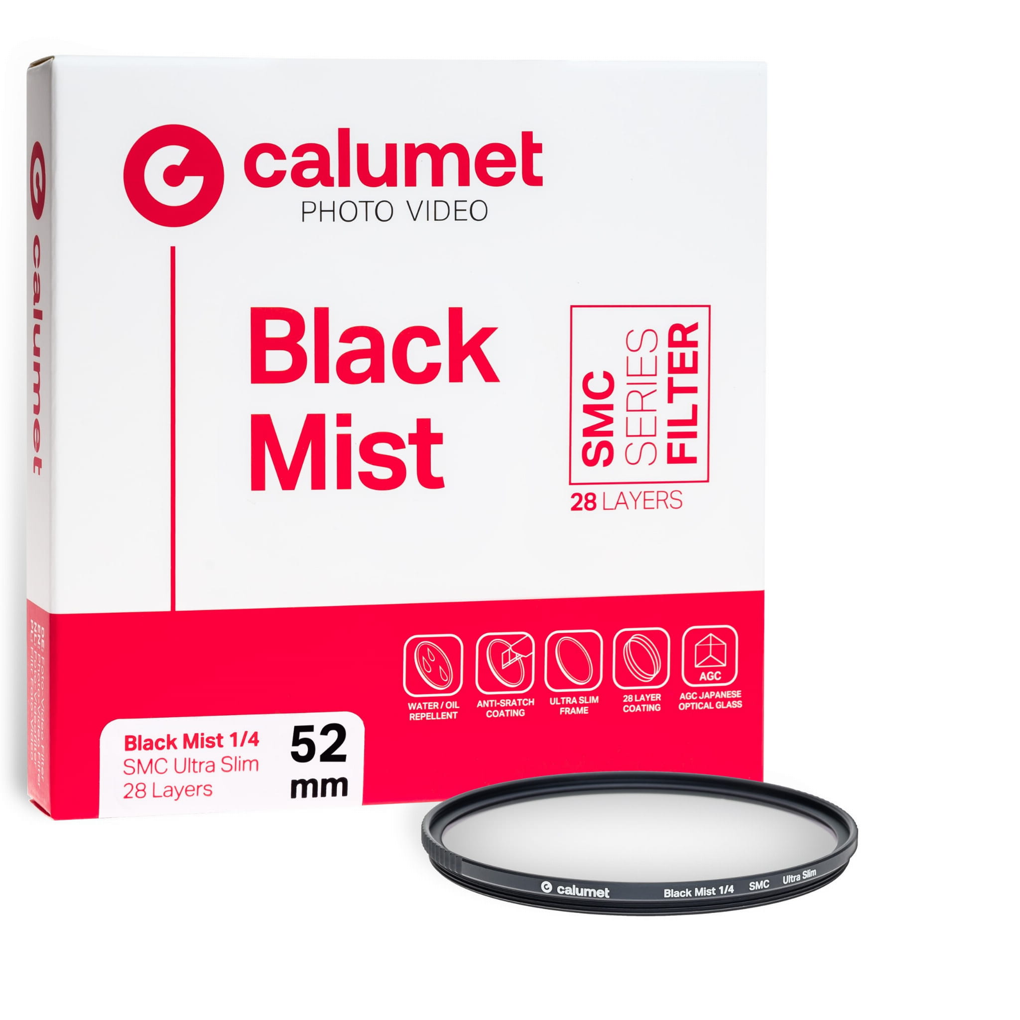 Calumet Filtr Black Mist 1/4 SMC 52 mm Ultra Slim 28 Layers