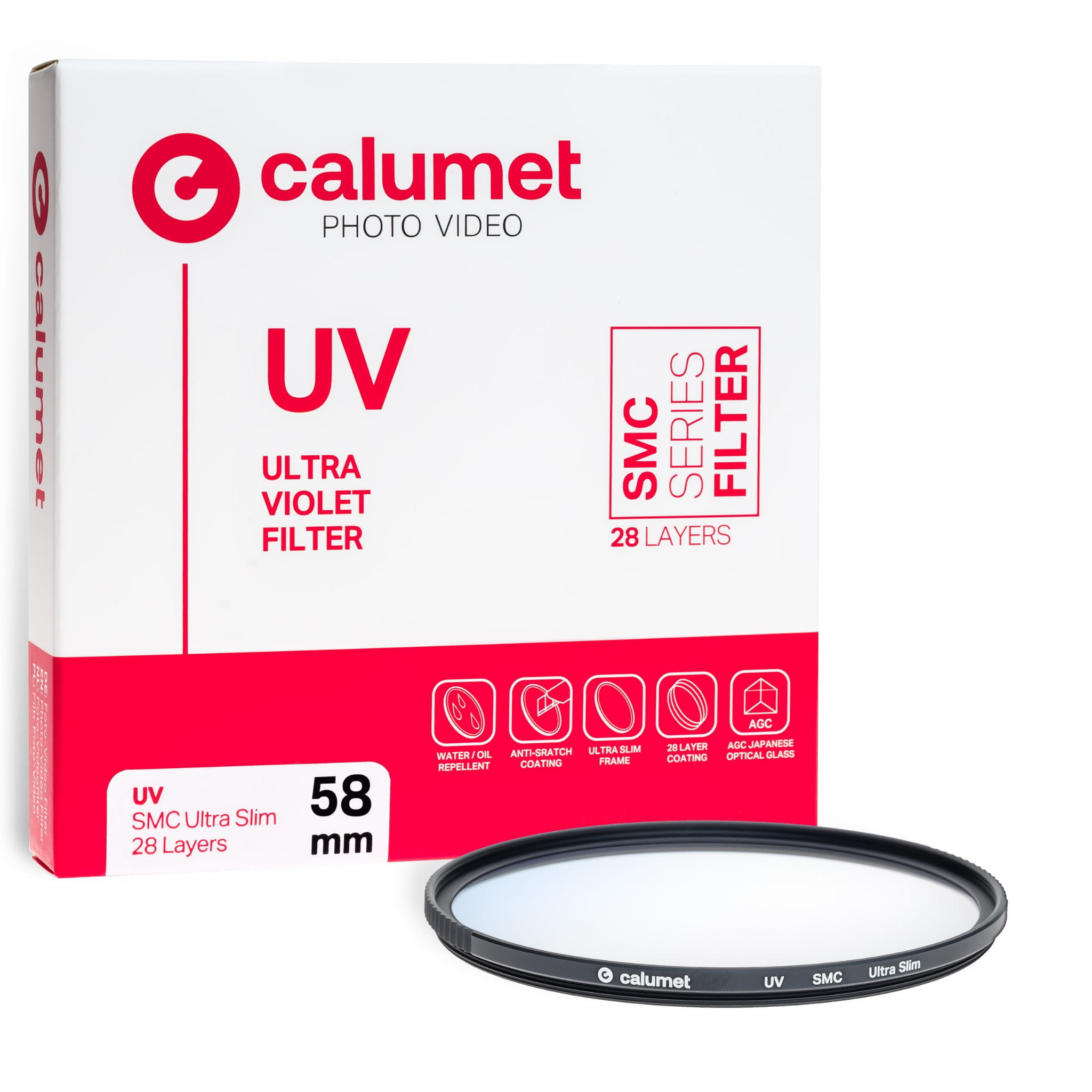 Calumet Filtr UV SMC 58 mm Ultra Slim 28 Layers