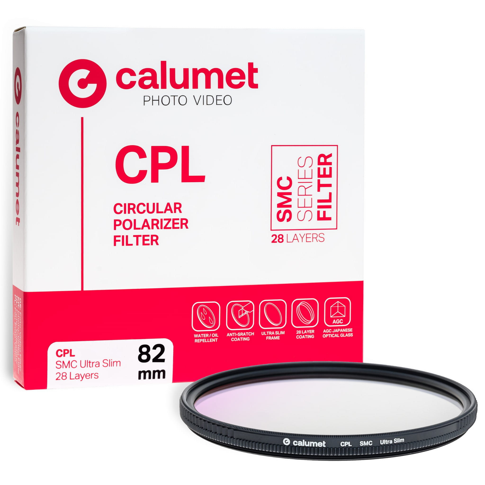 Calumet Filtr CPL SMC 82 mm Ultra Slim 28 Layers