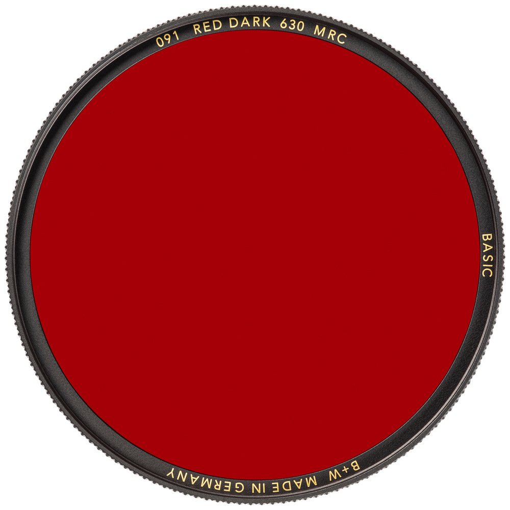 Filtr czerwony ciemny B+W Basic 091 Red Dark 630 MRC 1102705 82mm
