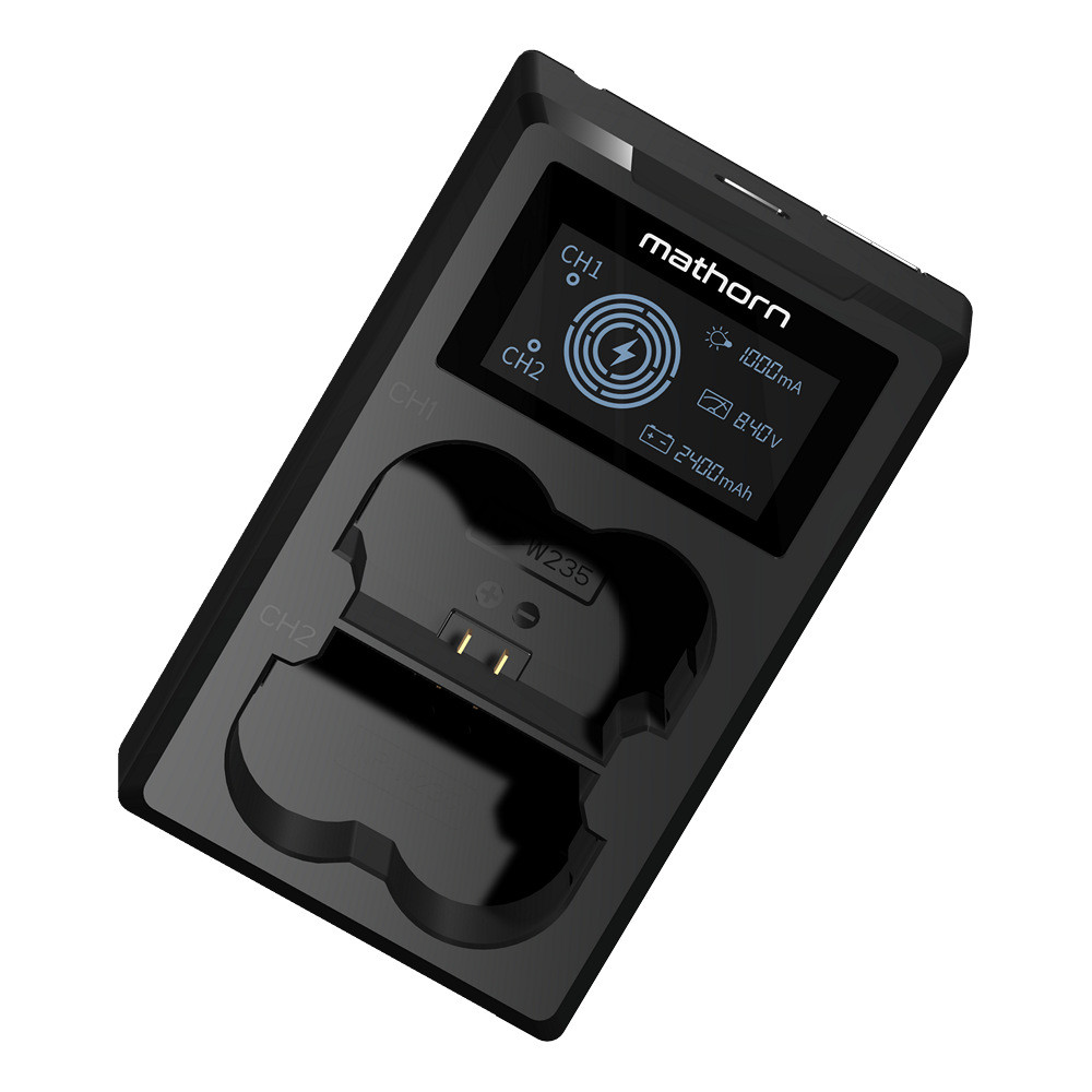 Ładowarka dwukanałowa Mathorn MBC-D151 USB-C do Panasonic DMW-BLC12