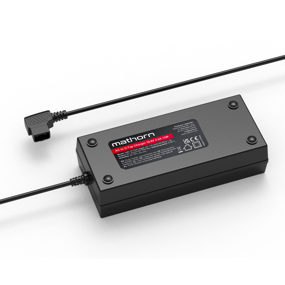 Mathorn MBC-SDT75AC-EU – zasilacz i ładowarka D-TAP 16,8 V 75 W