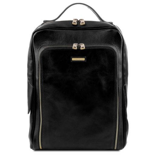 Tuscany Leather Bangkok - skórzany plecak na laptopa , kolor czarny TL141793