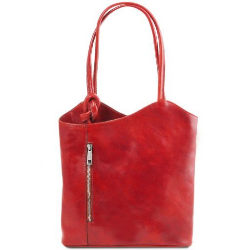 Tuscany Leather Patty - skórza torba na ramię , kolor czerwony TL141497