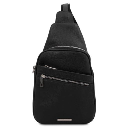 Tuscany Leather Albert - skórzana listonoszka, kolor czarny TL142022