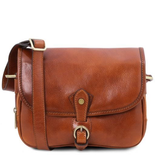 Tuscany Leather Alessia - skórzana torba na ramię, kolor miodowy TL142020