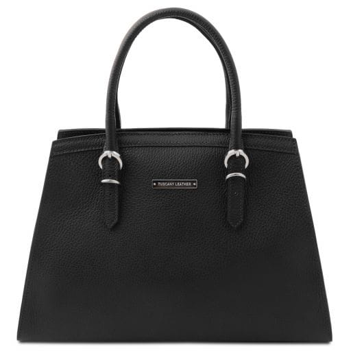 Tuscany Leather bag - skórzan torba damska, kolor czarny TL142147