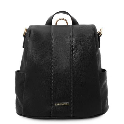Tuscany Leather bag - plecak z miękkiej skóry, kolor czarny TL142138