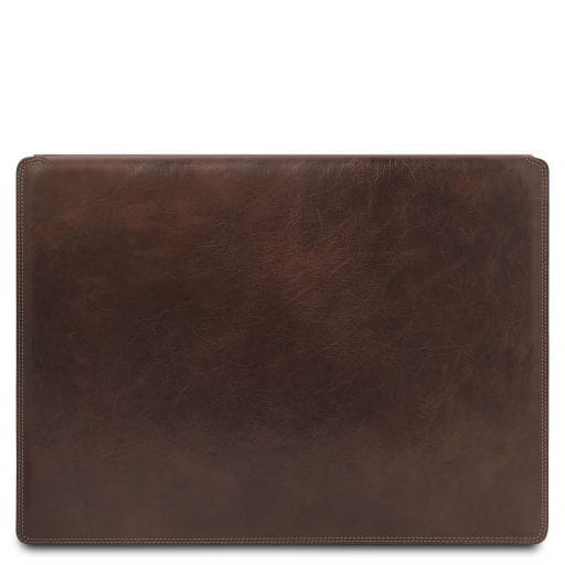 Tuscany Leather - otwierana podkładka na biurko, kolor ciemnobrązowy TL142054