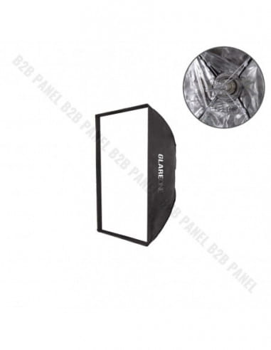 Softbox prostokątny GlareOne szybki montaż Easy Fold 80x120 cm - mocowanie bowens