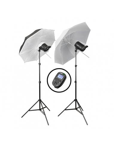 Zestaw oświetlenia studyjnego GlareOne Vega 400 Basic Kit