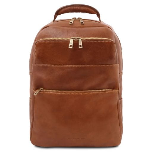 Tuscany Leather Melbourne - skórzany plecak na laptop TL142205 kolor Natural